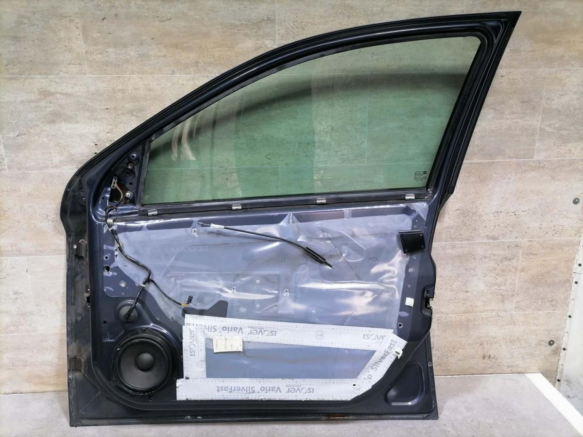 Opel Astra H original Tür vorn rechts Metroblau Z168 5-Türer Stecker eckig Bj.2009